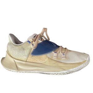 NIKE Kyrie Low 3 Sashiko Pack Sneakers Neutrals Tan Blue Size 7